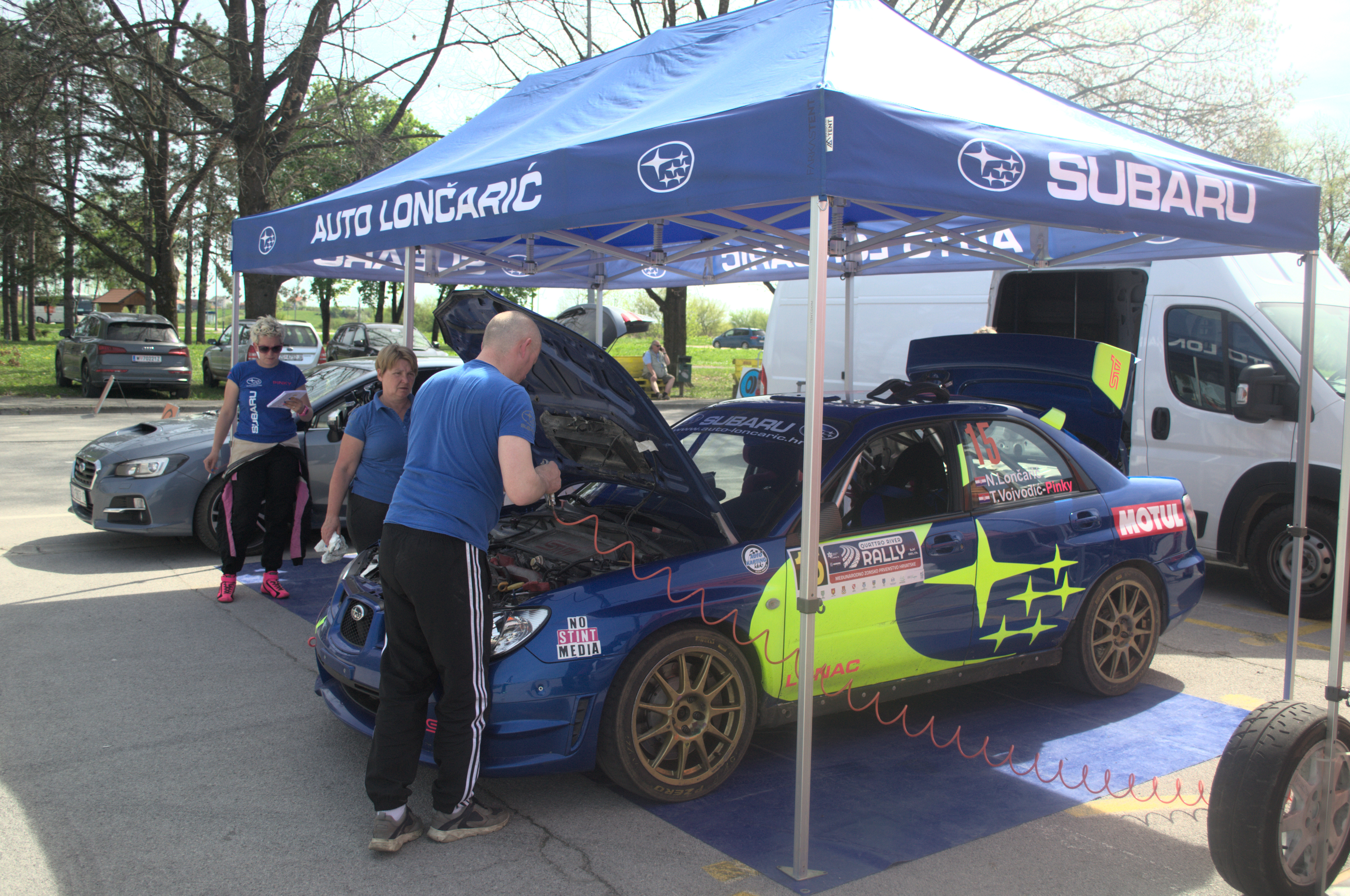 Pinky Lončarić rally car Quattro river rally 2024