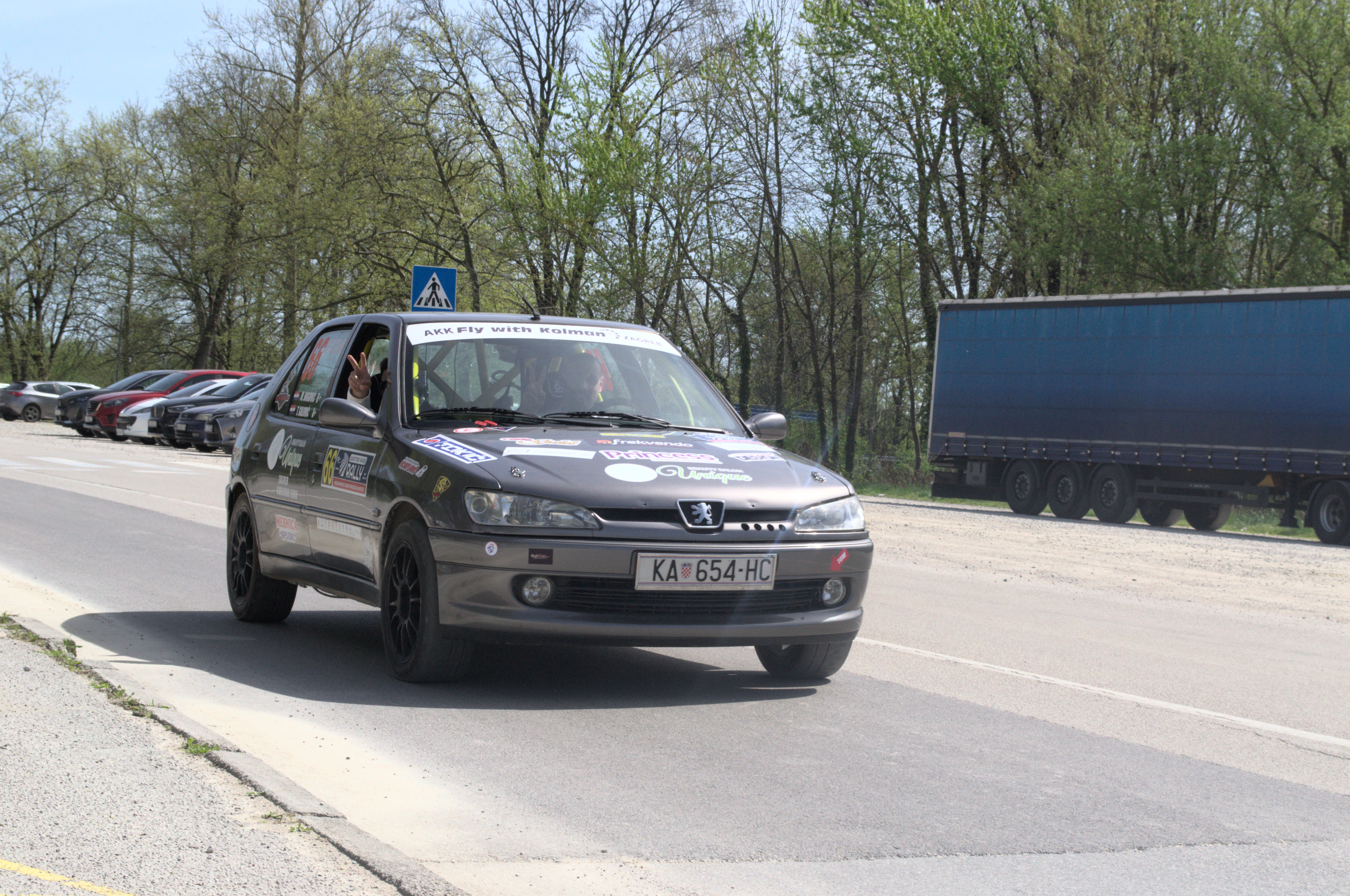 Peugeot 106 rally car Quattro river rally 2024