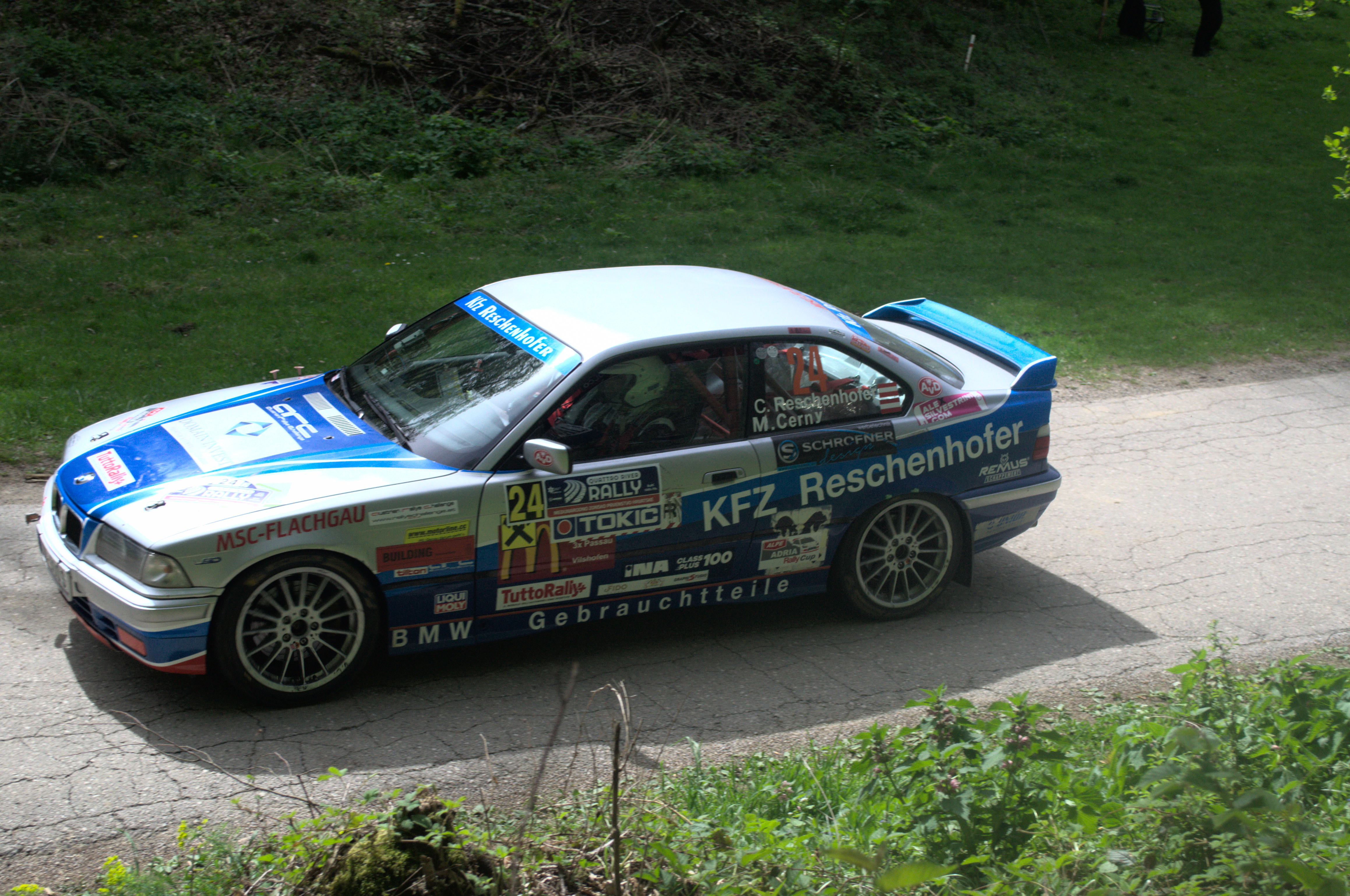 Reschenhofer BMW rally car Quattro river rally 2024