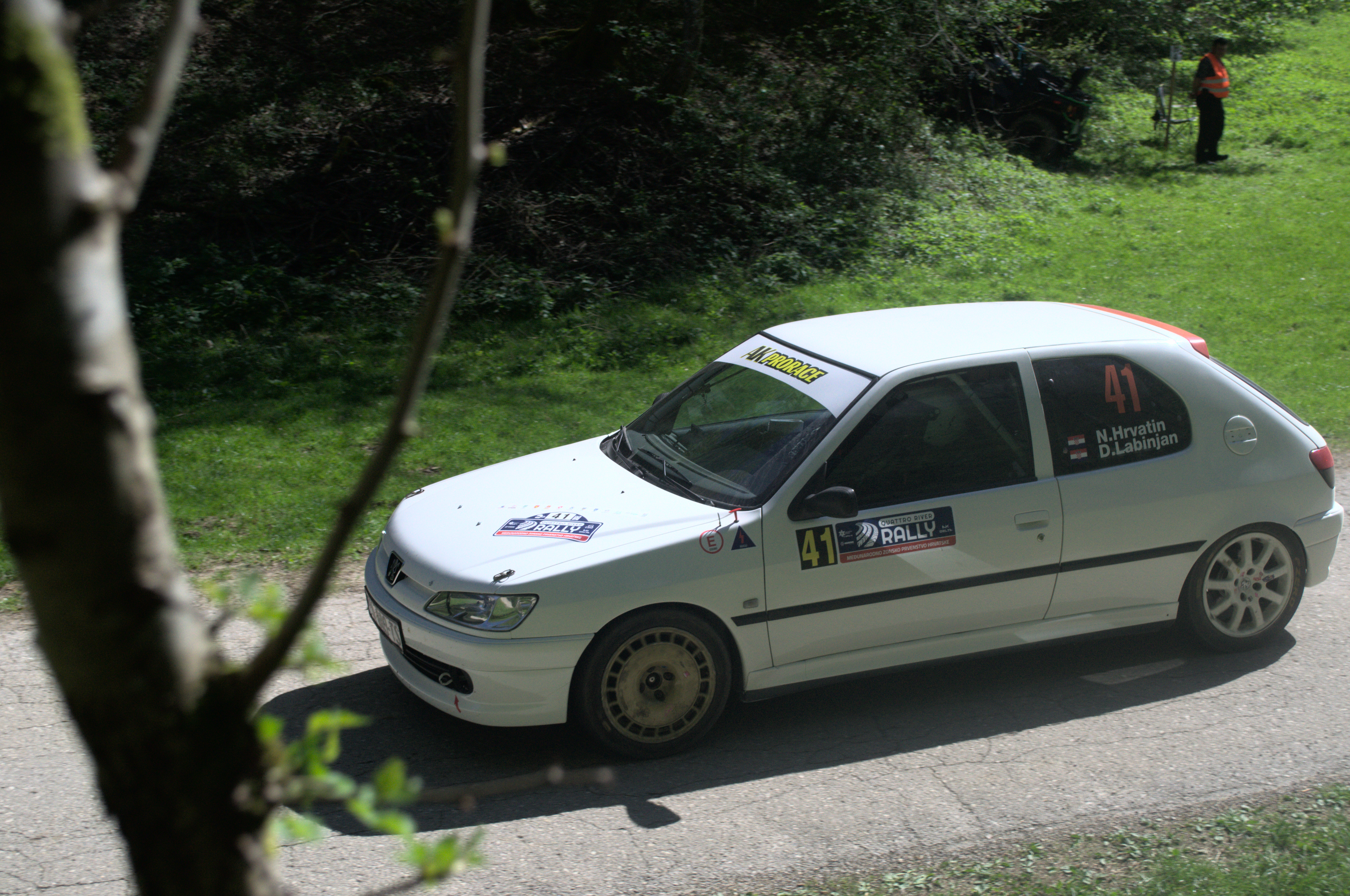 Hrvatin Labinjan Peugeot 106 rally car Quattro river rally 2024