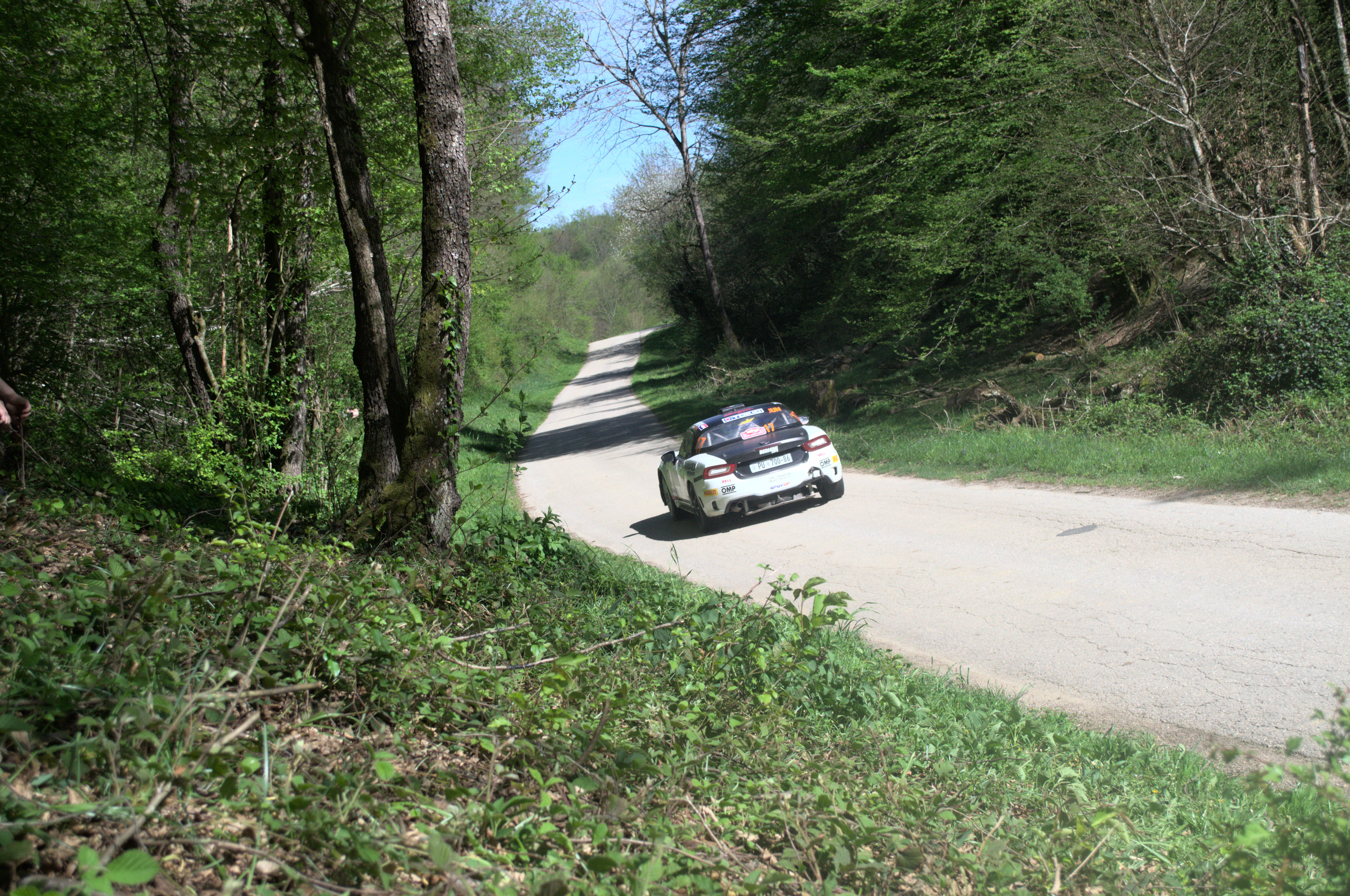 Bernini Fiat Abarth rally car Quattro river rally 2024