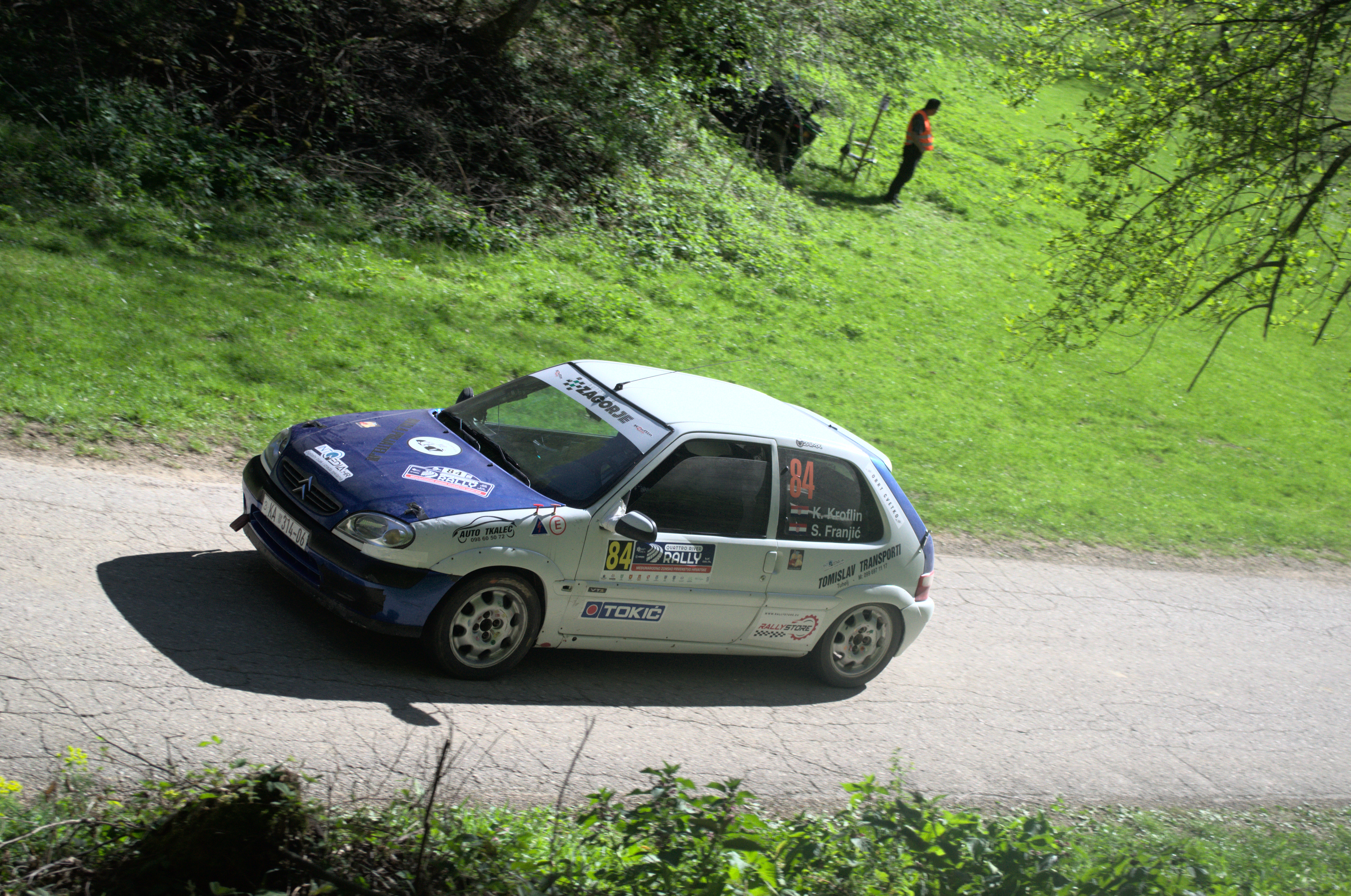 Kroflin Citroen rally car Quattro river rally 2024