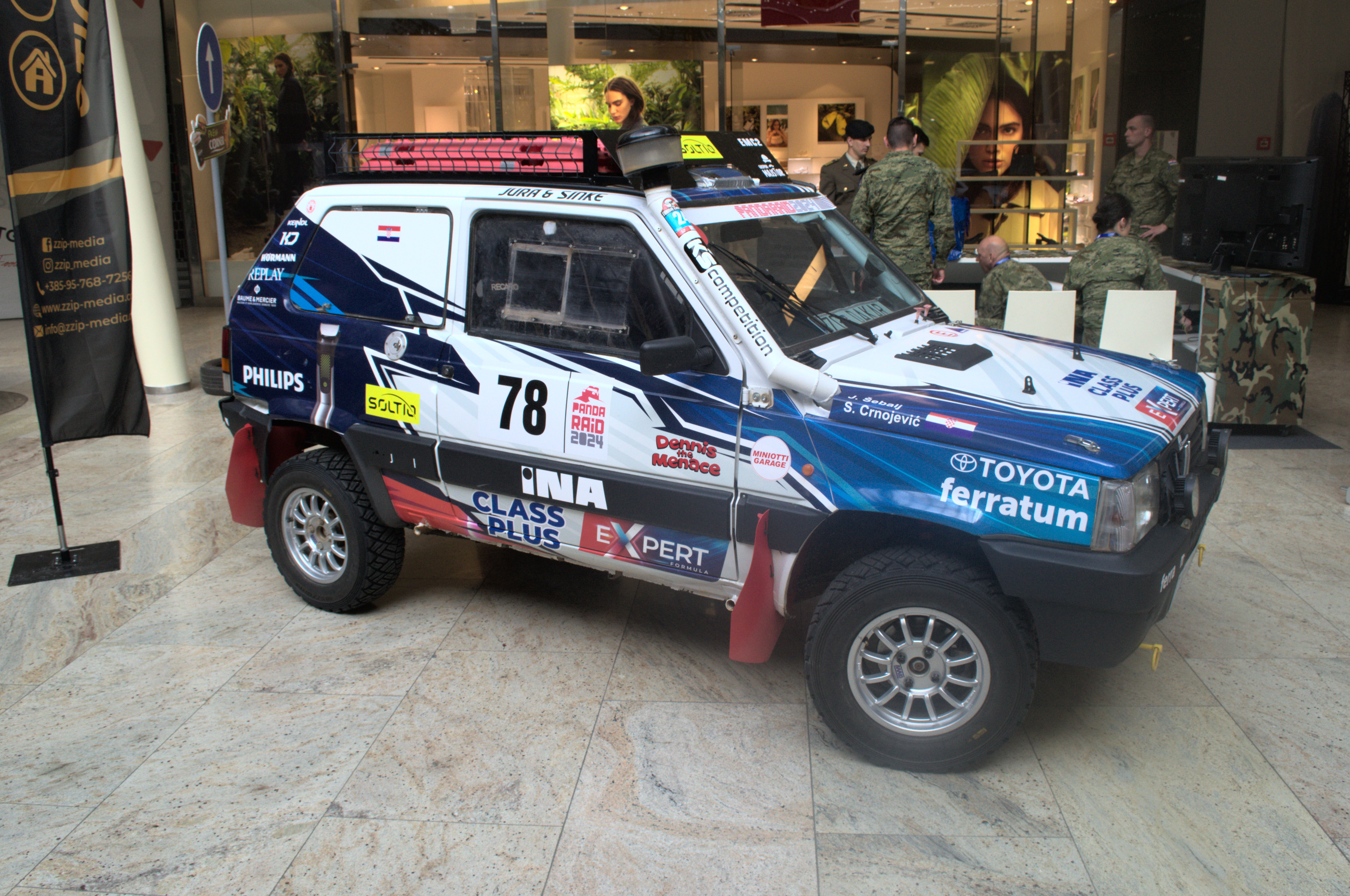 Fiat Panda Juraj Šebalj rally raid Tunis WRC rally Croatia 2024