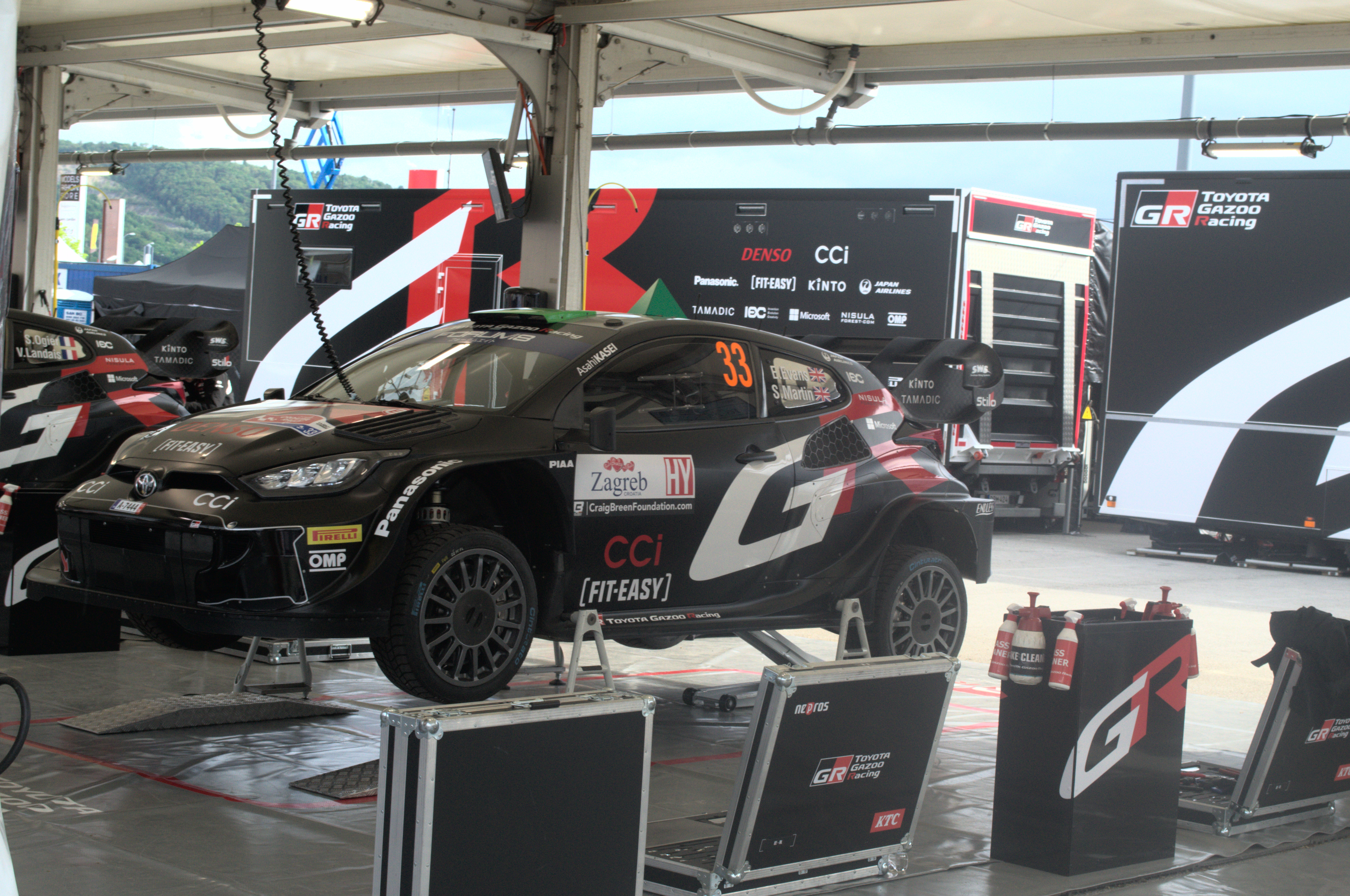 Elfyn Evans Toyota WRC rally Croatia 2024